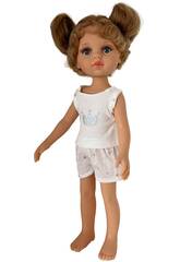 Boneca Carla Amigas de 32 Cm Com Pijama