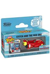 imagen Funko Pop Bitty Rides Disney Lilo y Stitch Figura Stitch con The Red One