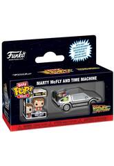 imagen Funko Pop Bitty Rides Regreso al Futuro Figura Marty McFly con Time Machine