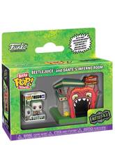 imagen Funko Pop Bitty Towns Beetlejuice Figura Beetlejuice con Dante’s Inferno Room