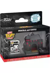 Funko Pop Bitty Towns Universal Monsters Figura Dracula con Castello