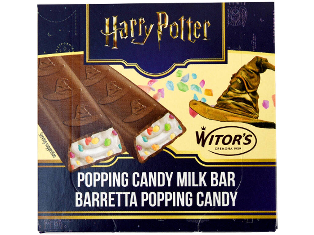 Harry Potter Barres chocolatées avec bonbons pétillants, 50 g