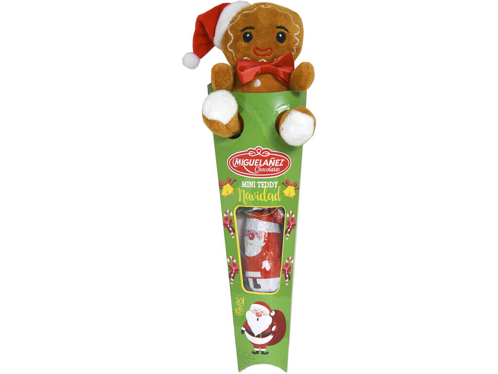 Mini cornet de Noël avec peluche et chocolat