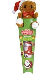 Mini cornet de Noël avec peluche et chocolat