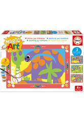 Magic Art Number Set Peindre par numéros Dinosaures