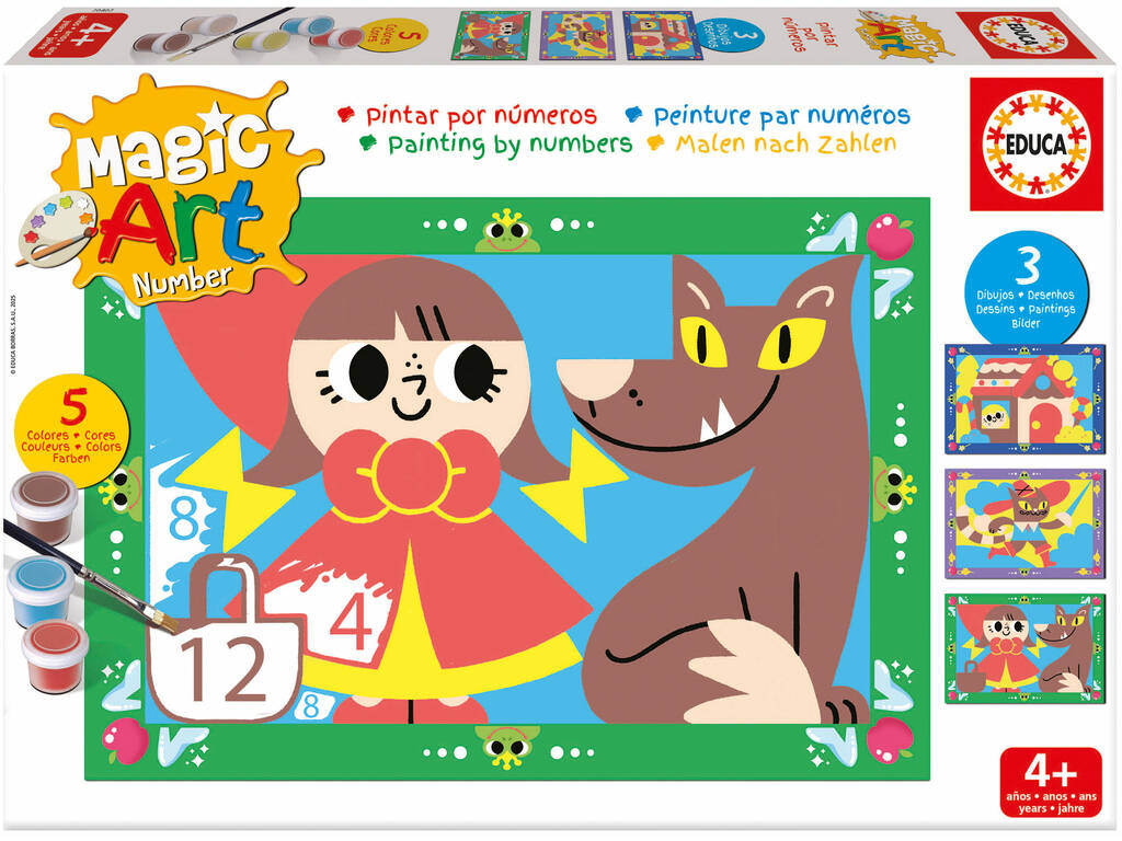 Magic Art Number Set Peindre par numéros Contes classiques