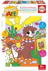 Magic Art Number Set Peinture par numéros Koala et lama