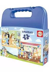 Bluey Valigetta Puzzle 2x20