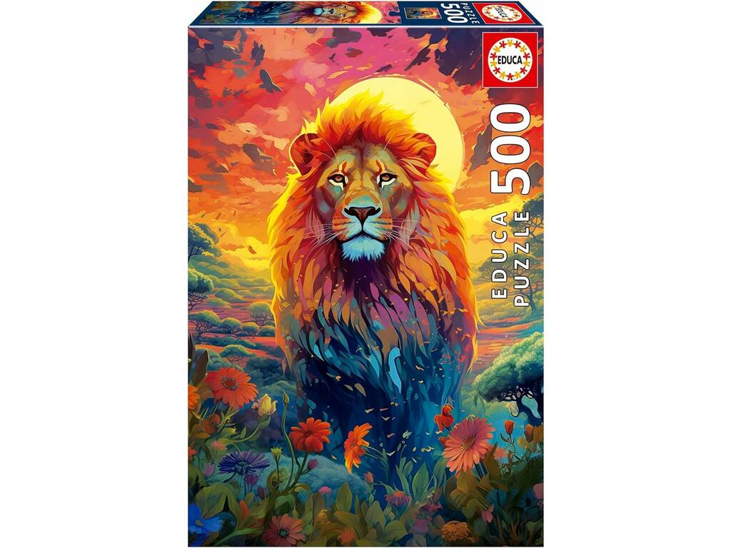 Puzzle 500 L'aspect majestueux du lion