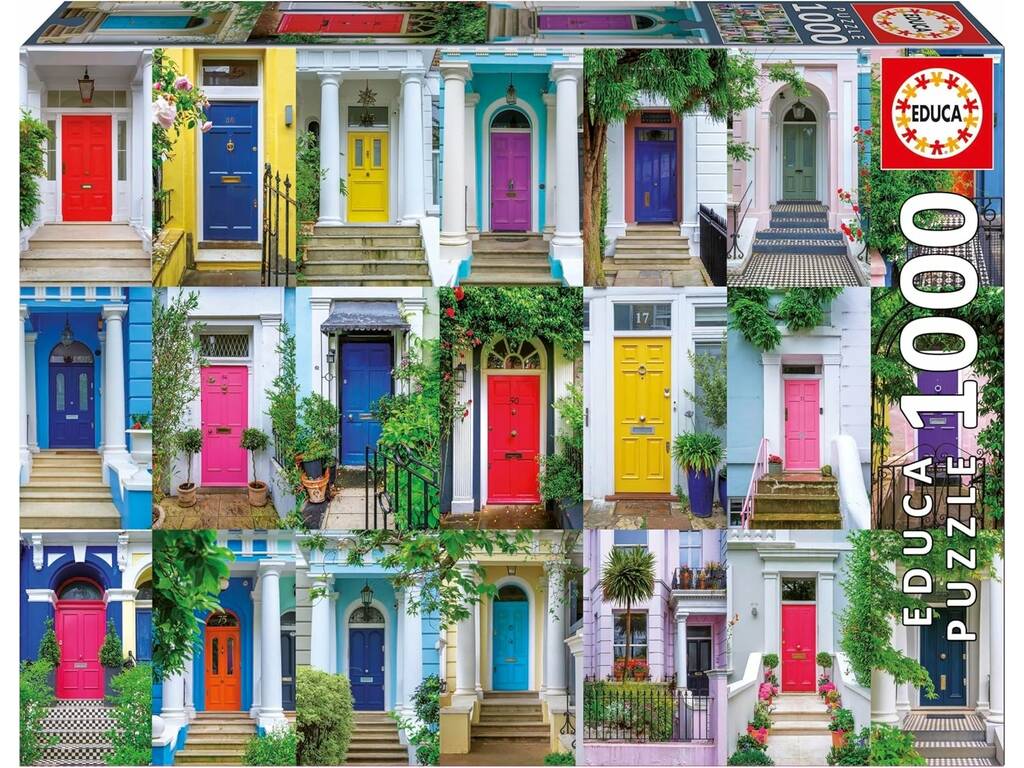 Puzzle des 1000 portes de Notting Hill