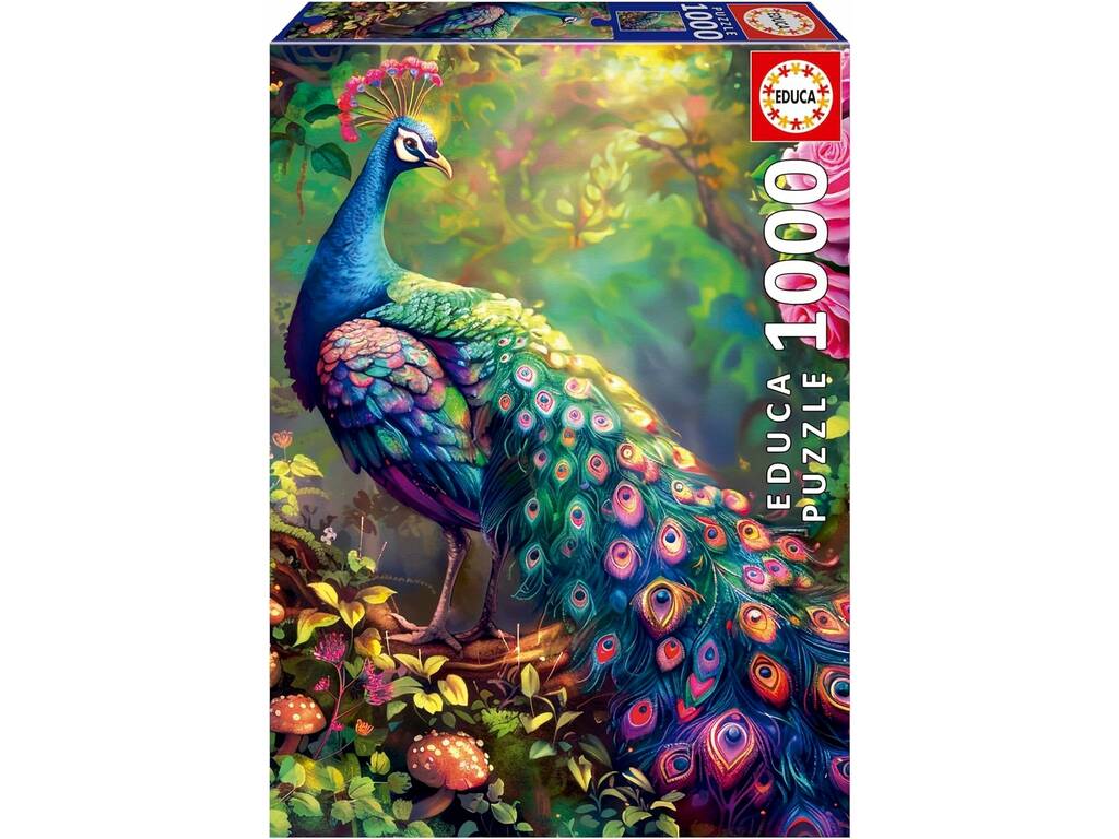 Puzzle 1000 Jardin des paons