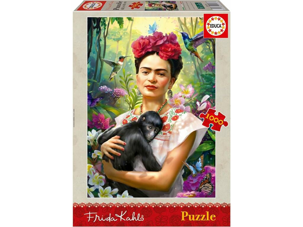 Puzzle 1000 Le jardin de la vie, Frida Khalo