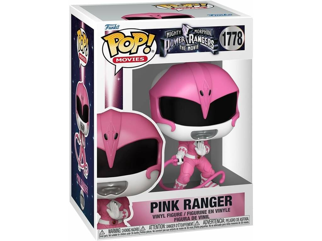 Funko Pop Movies Mighty Morphin Power Rangers The Movie Figura Ranger Rosa