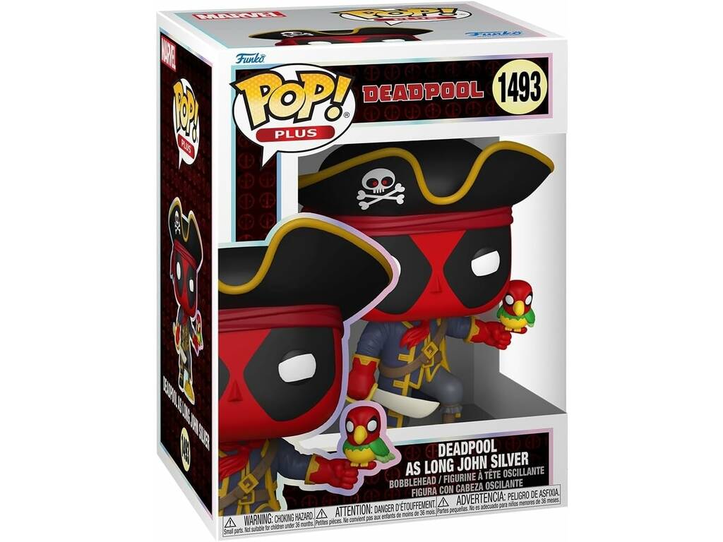 Funko Pop Plus Deadpool Deadpool Figure Deadpool en Long John Silver avec bobble head
