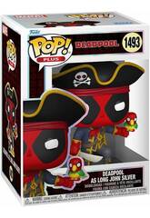 Funko Pop Plus Deadpool Figura Deadpool As Long John Silver con Cabeza Oscilante