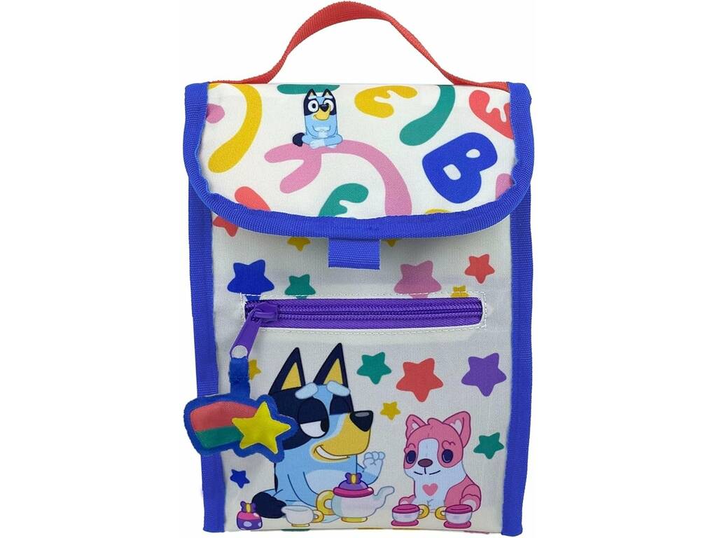 Sac à goûter arc-en-ciel Bluey