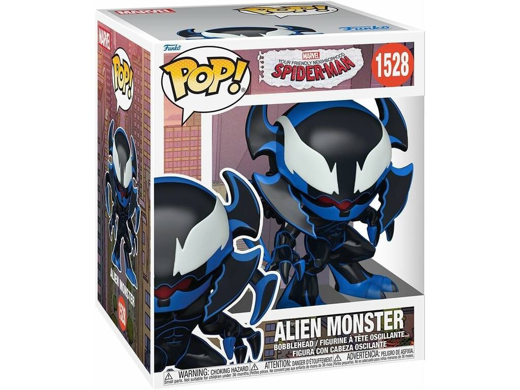 Funko Pop Marvel Tu Amigo y Vecino Spiderman Figura Alien Monster