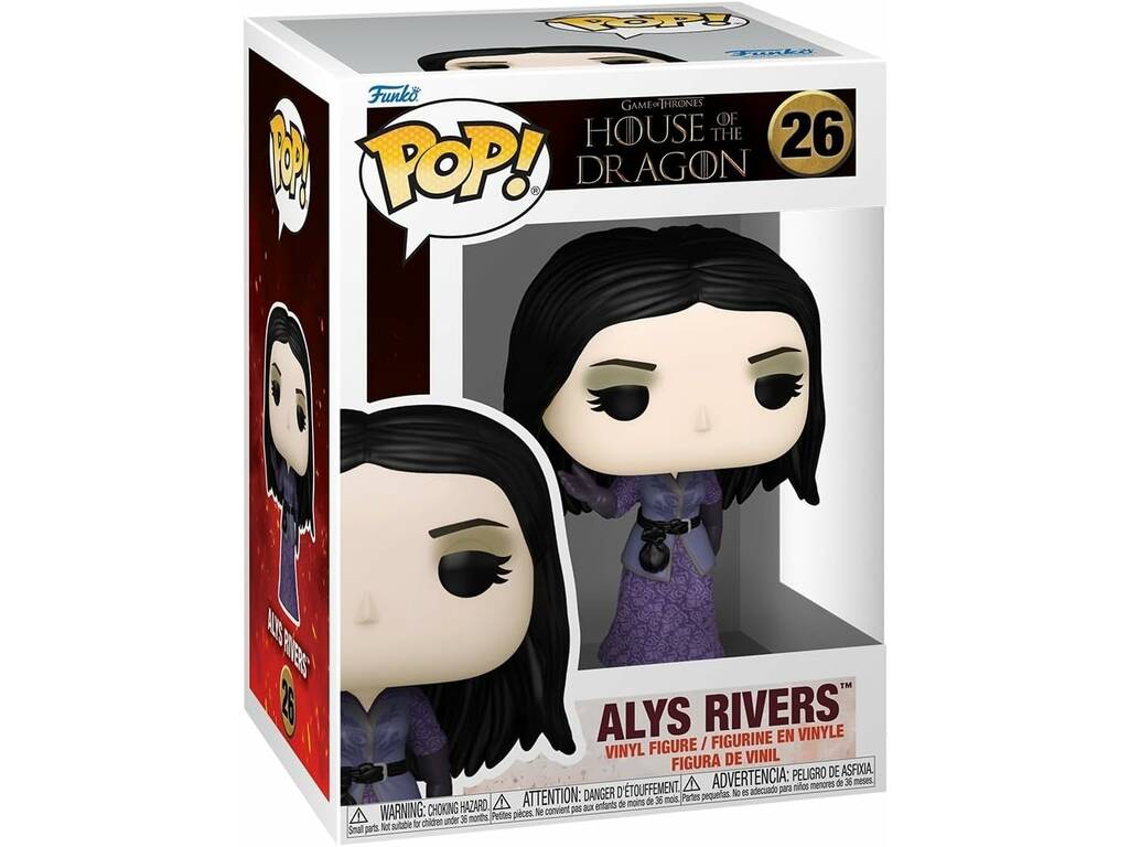 Funko Pop Juego de Tronos La Casa del Dragón Figura Alyce Rivers