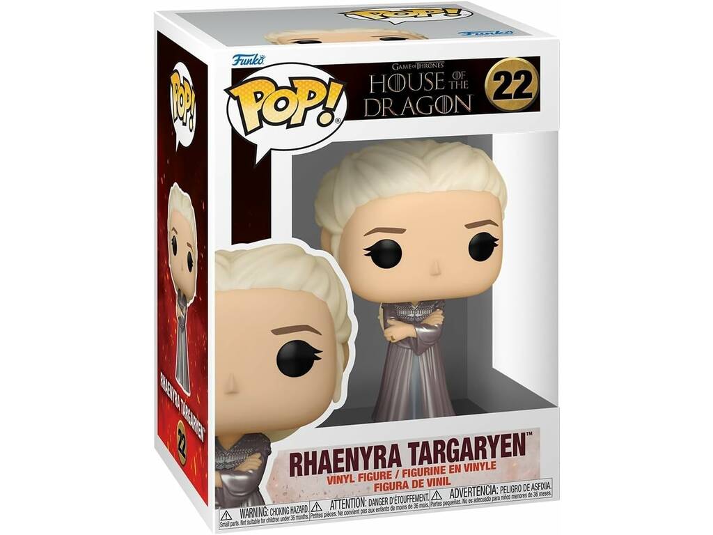 Funko Pop Juego de Tronos La Casa del Dragón Figura Rhaynera Targaryen