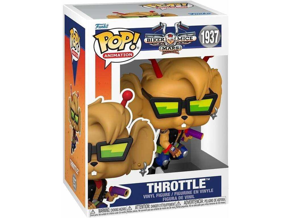 Funko Pop Animation Mars Mice Throttle Figure