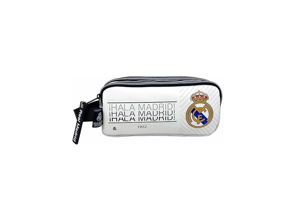 Triple porte-tout Real Madrid à 3 compartiments