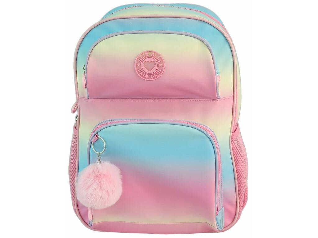 Blin Blin Gradient Pink Trolley Sac à dos 44X31X17 cm