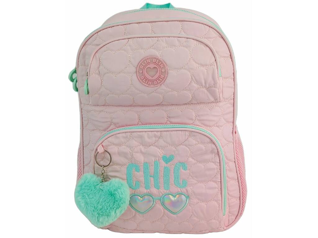 Blin Blin Chic Sac à dos de grande capacité adaptable au trolley 44x31x17 cm