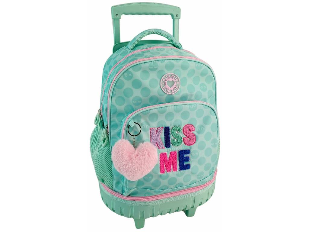 Blin Blin Kiss Me Sac à dos avec trolley amovible 34x30x20 Cm