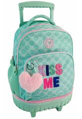 Blin Blin Kiss Me Sac  dos avec trolley amovible 34x30x20 Cm