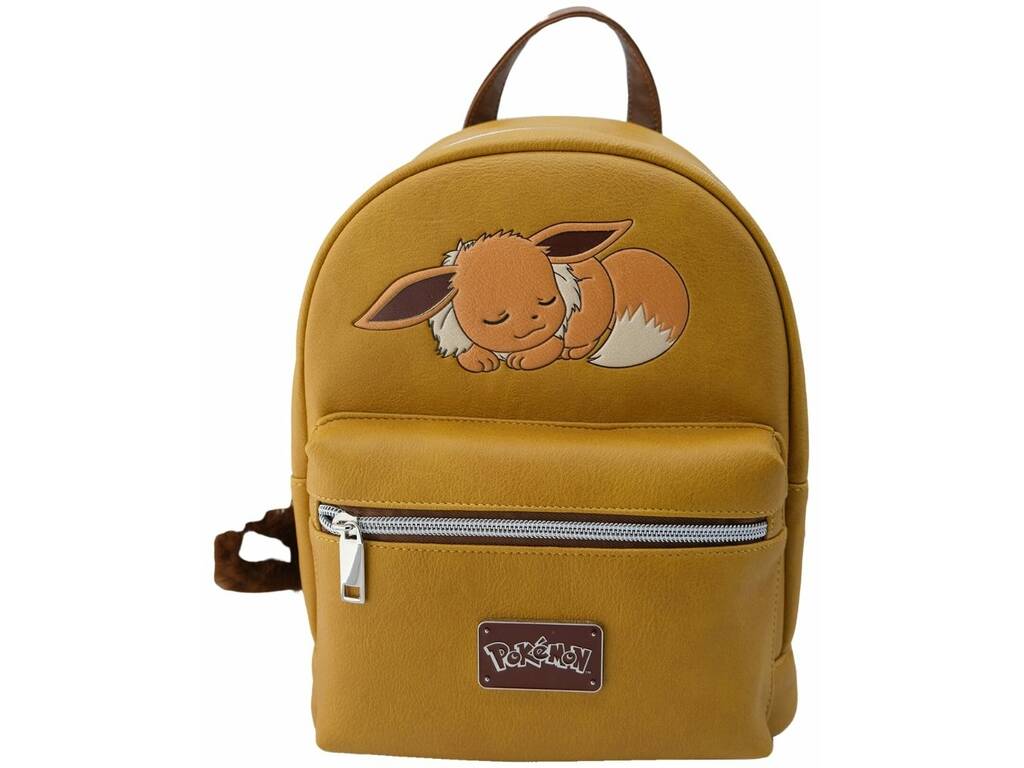 Pokémon Mochila Eevee Castanha de 28x22x11 cm