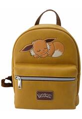 Pokmon Mochila Eevee Castanha de 28x22x11 cm