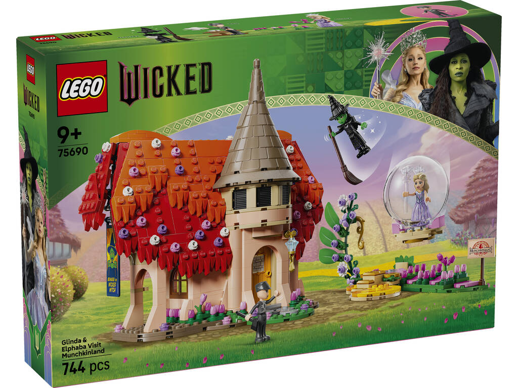 Lego Wicked Glinda et Elphaba visitent Munchkinland