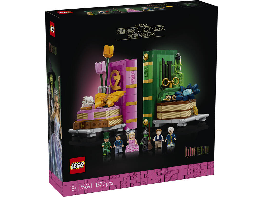 Lego Wicked Serre-livres Glinda et Elphaba
