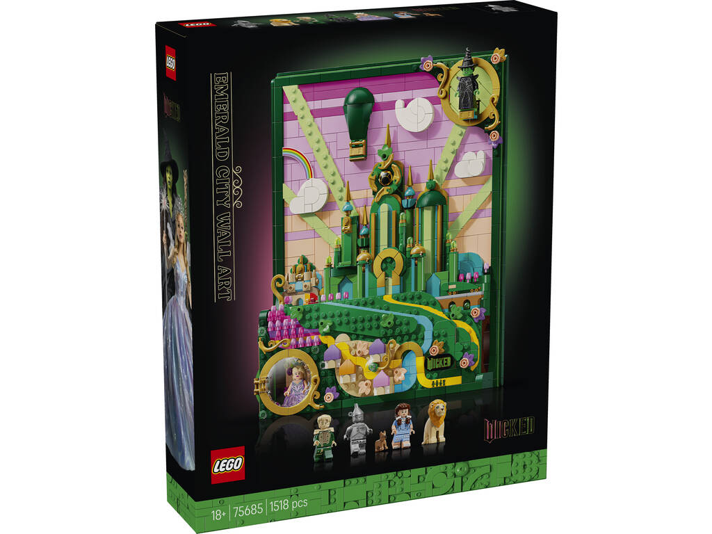Lego Wicked Mural : Emerald City