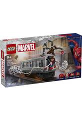 Lego Super Heroes Marvel Spiderman Vs Doc Ock Escena del Tren Subterraneo