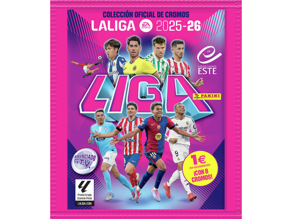 La Ligue Est 2025-26 Enveloppe avec 8 cartes