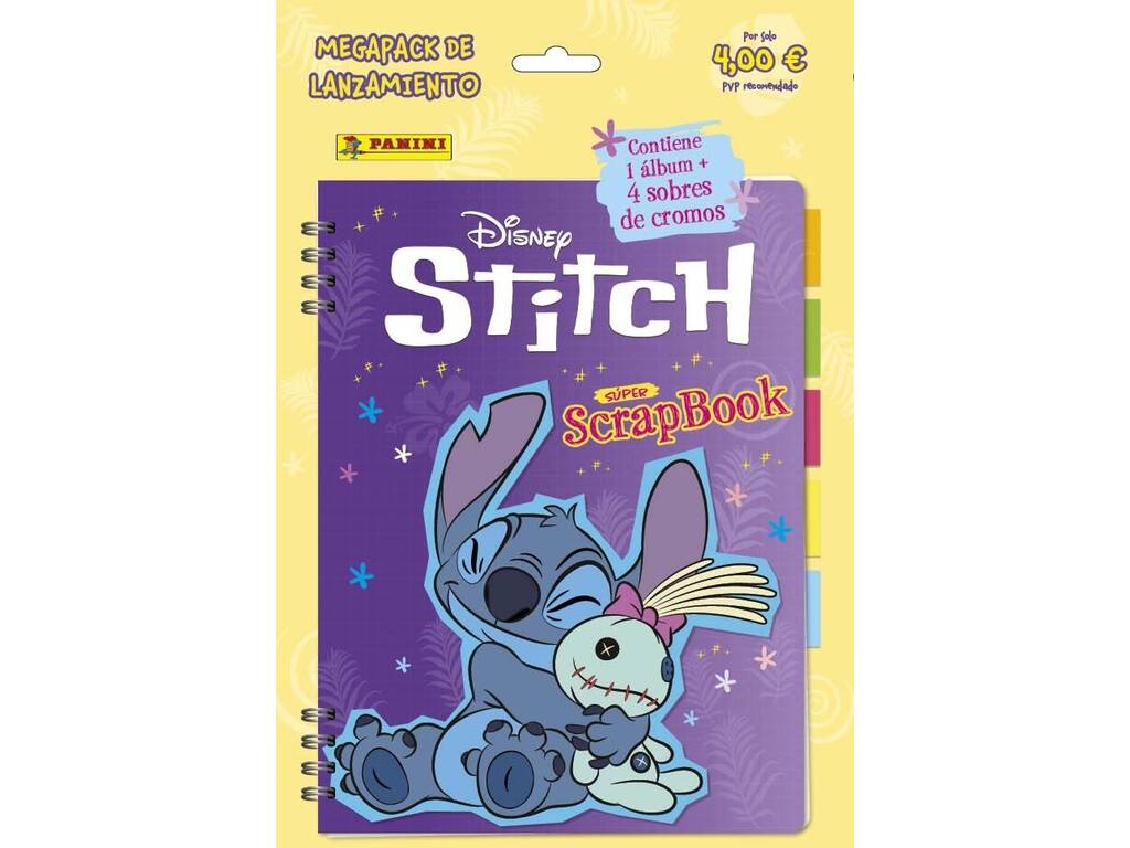 Disney Stitch Super Scrap Book Megapack de lancement avec album et 4 enveloppes