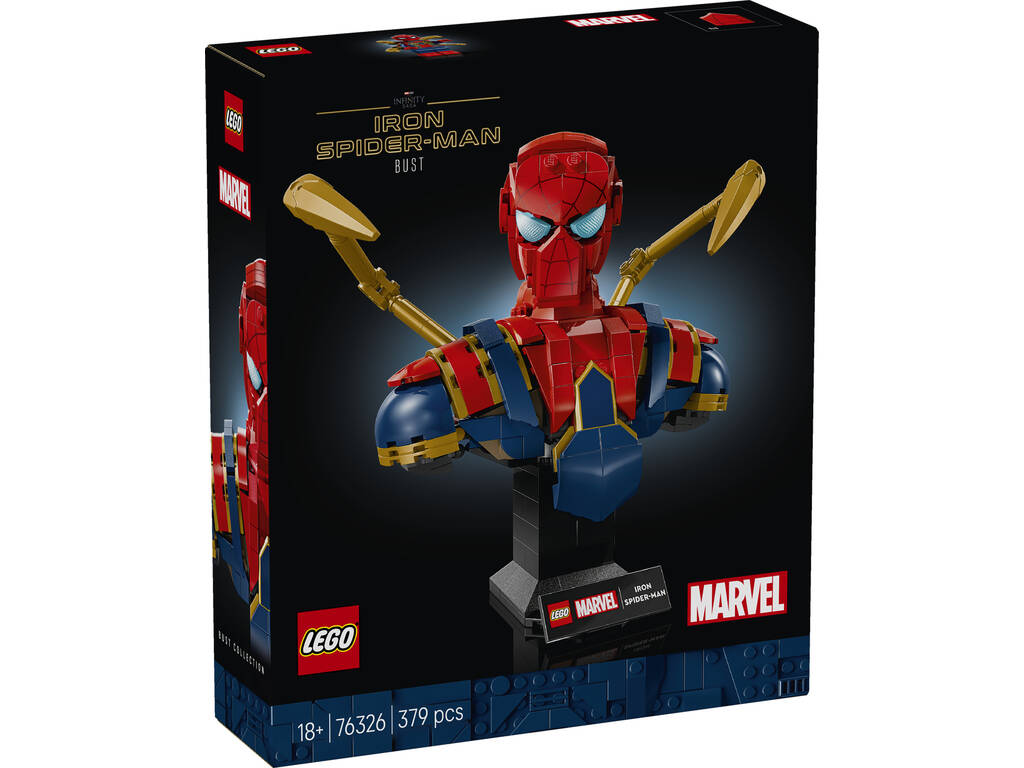 Lego Marvel Busto de Iron Spiderman