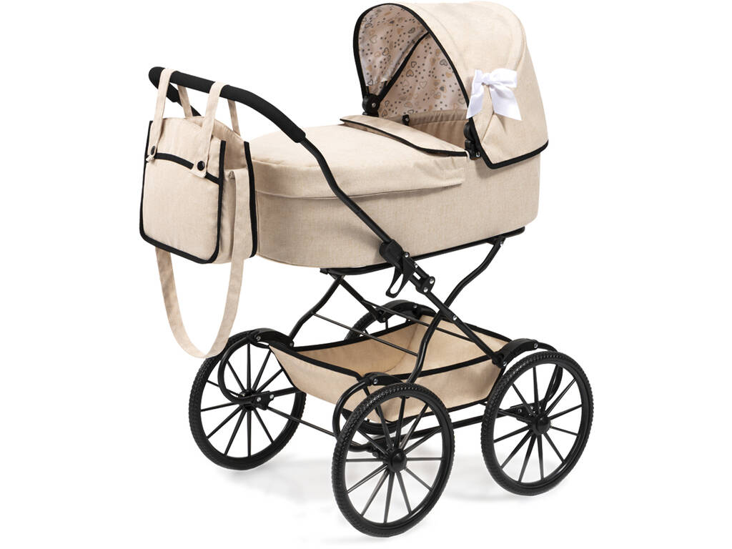 Poussette pour poupées Classic Beige avec sac