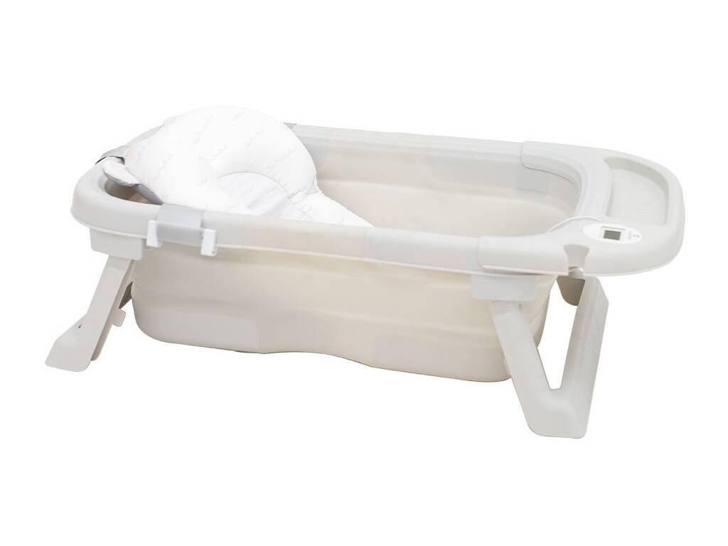 Baignoire pliante grise avec hamac
