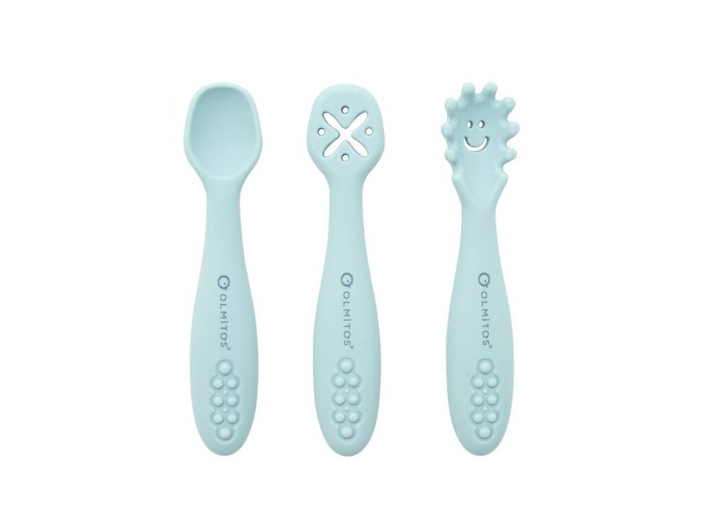 Set de couverts d'apprentissage bleu