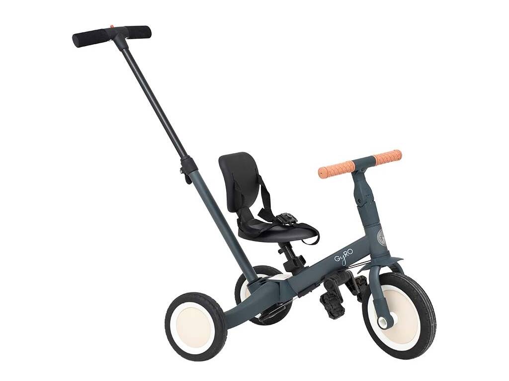 Tricycle multifonction Gyro 5 en 1 Couleur Gris