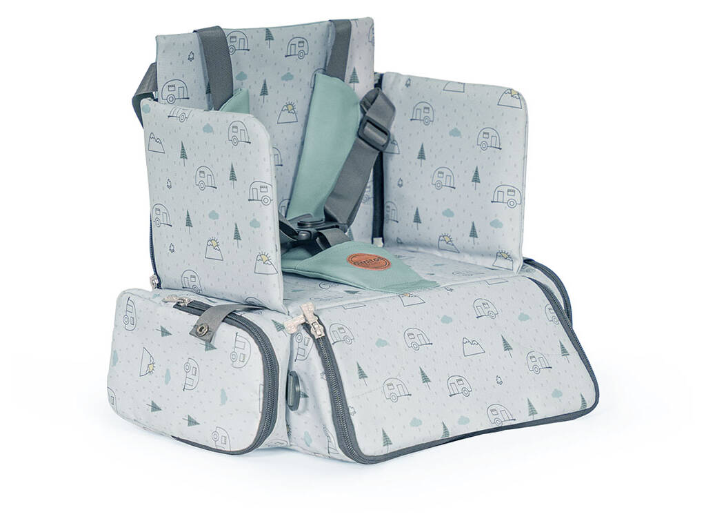 Siège rehausseur pliable et sac à dos Adventure