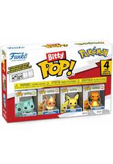 imagen Funko Bitty Pop Pokémon Pack 4 con Charizard