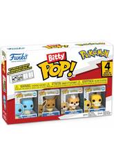 imagen Funko Bitty Pop Pokémon Pack 4 con Squirtle