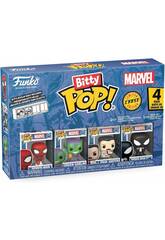 Funko Bitty Pop Marvel Spiderman Pack 4 con Duende Verde