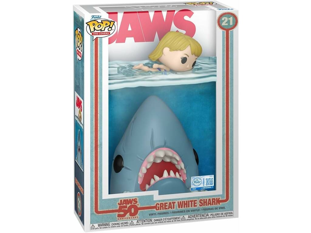 Funko Pop VHS Covers Jaws Great White Shark