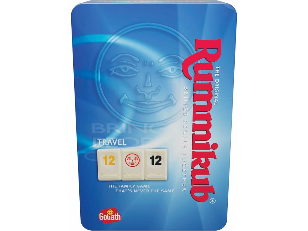 Rummikub de voyage avec étui en métal