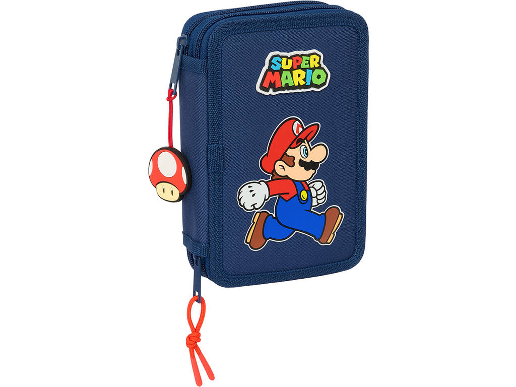 Boîte à crayons double 29 pièces Super Mario Trick