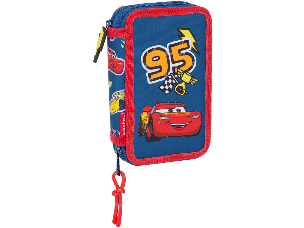 Boîte à crayons double 29 pièces Cars Racing